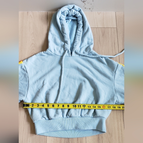 Wesley Light Blue Jogger Set Womens S/M Rainbow Stripes Matching Lounge Outfit - Picture 6 of 12